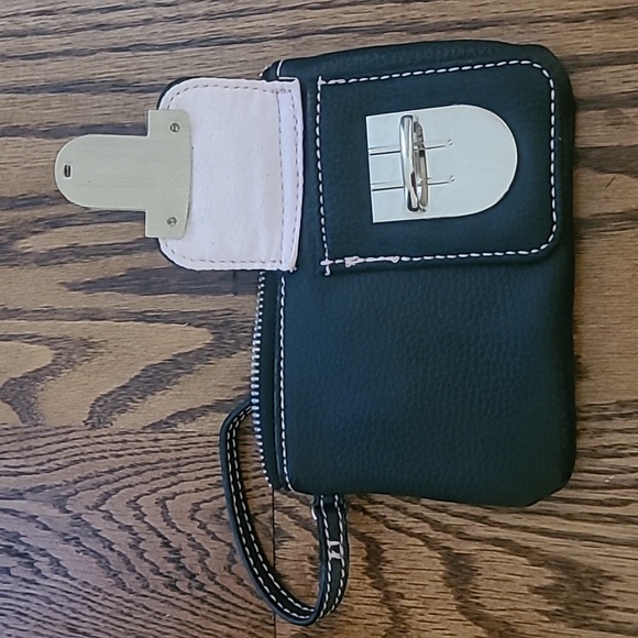 Victoria's Secret Black Wristlet with Silver Accent - Picture 4 of 4